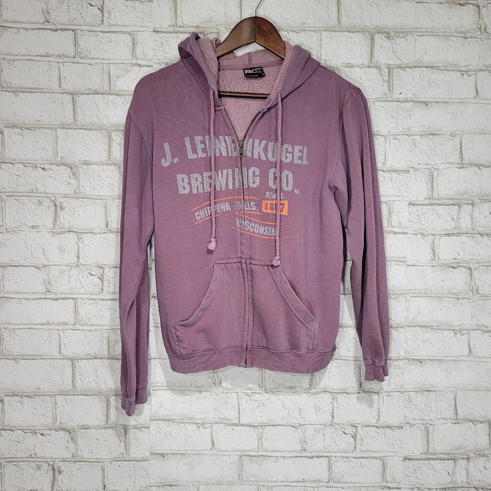 Leinenkugel graphic full‎ zip hooded sweatshirt